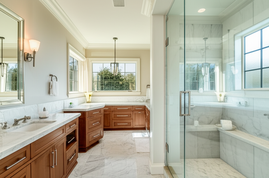 Master bathroom remodel