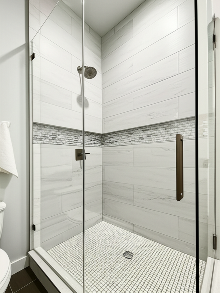 Walk-in shower remodel