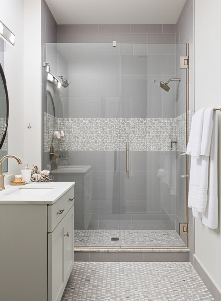 Walk-in shower remodel
