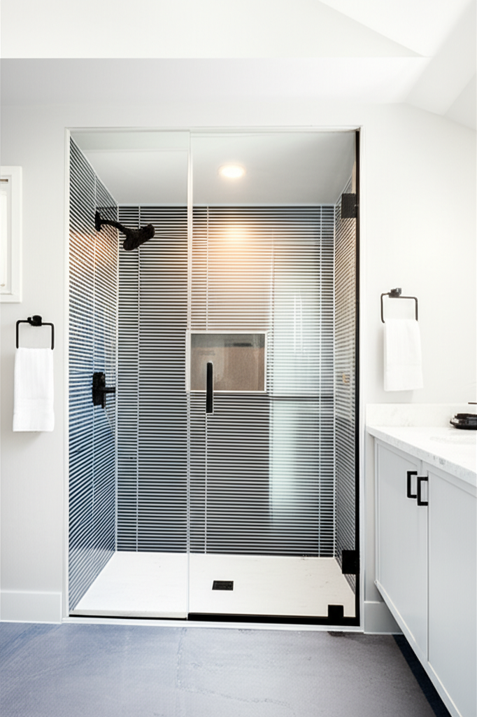Walk-in shower remodel