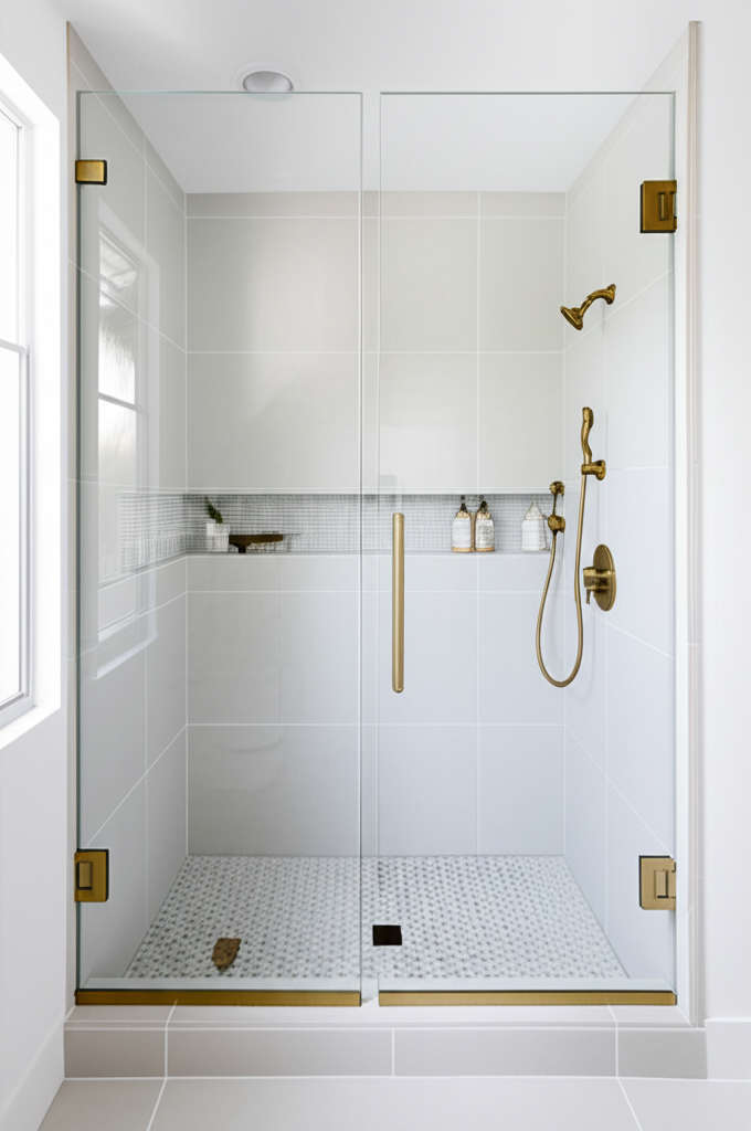 Walk-in shower remodel