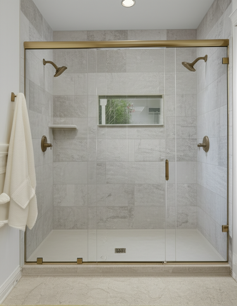 Walk-in shower remodel