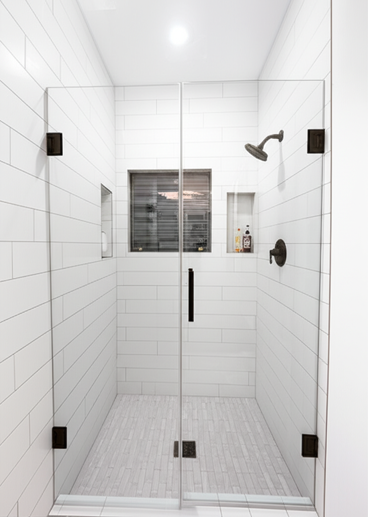 Walk-in shower remodel