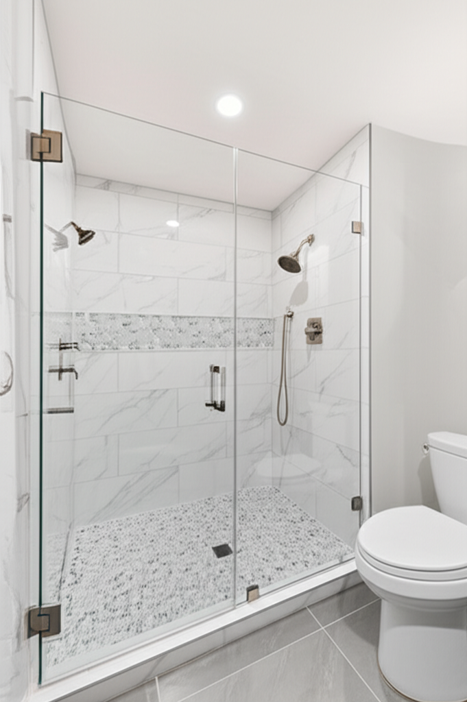 Walk-in shower remodel