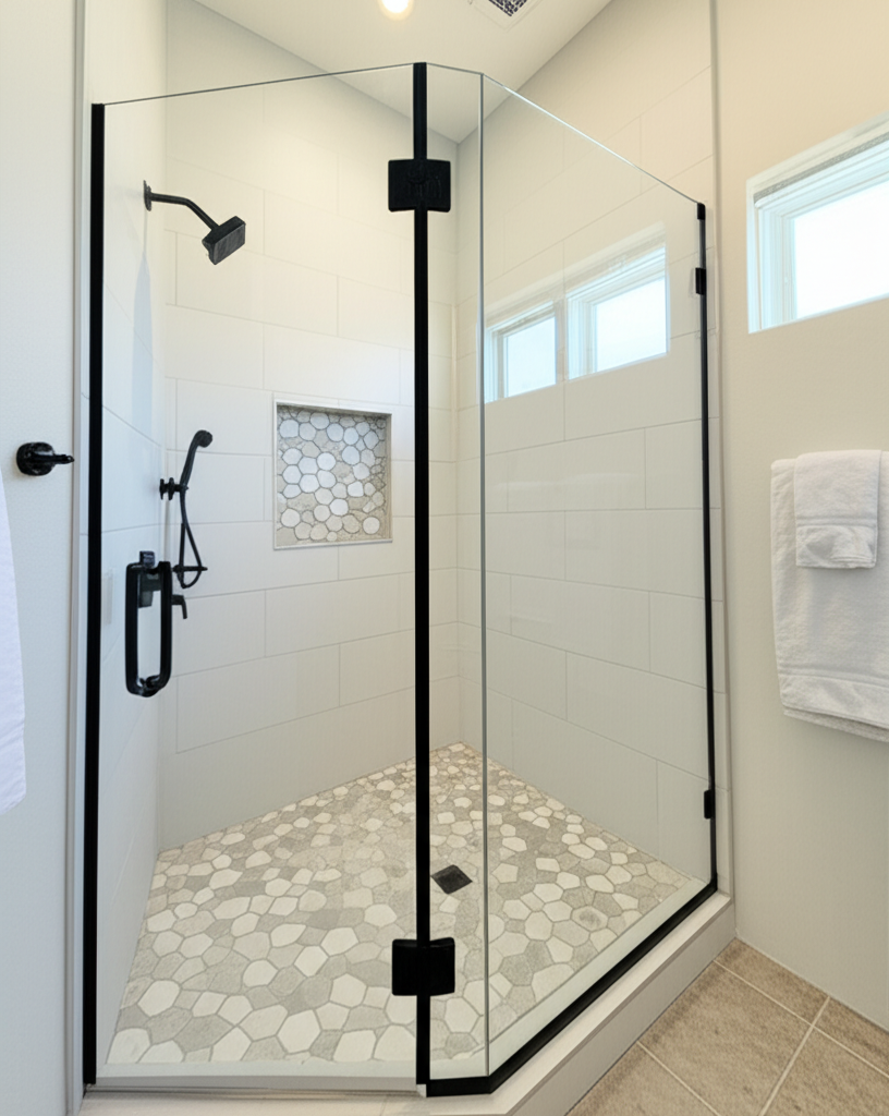 Walk-in shower remodel