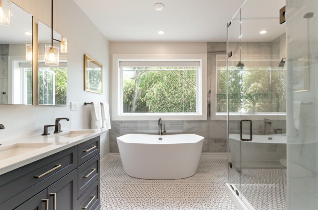 Master bathroom remodel