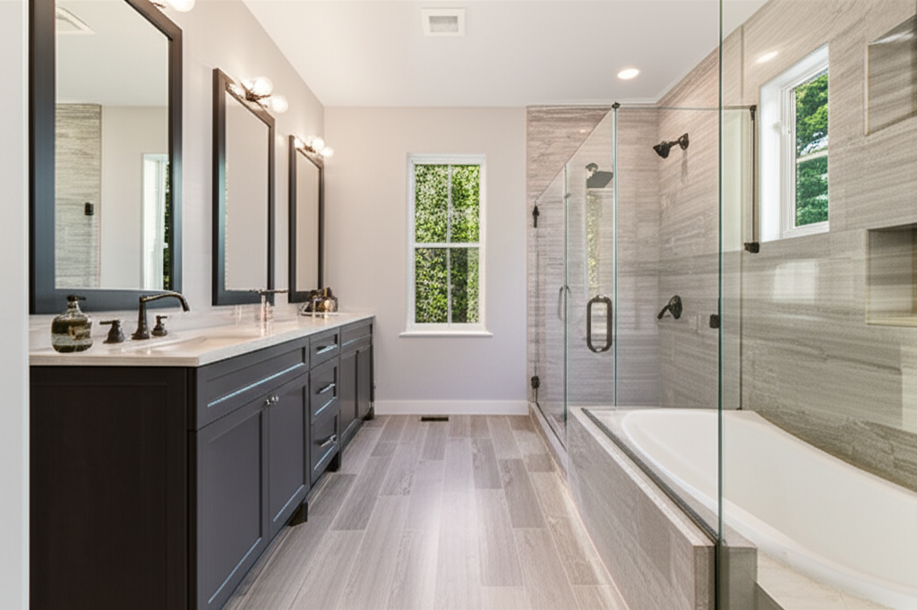 Master bathroom remodel