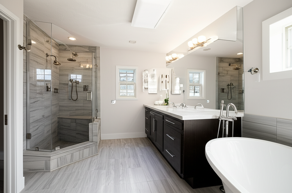Master bathroom remodel
