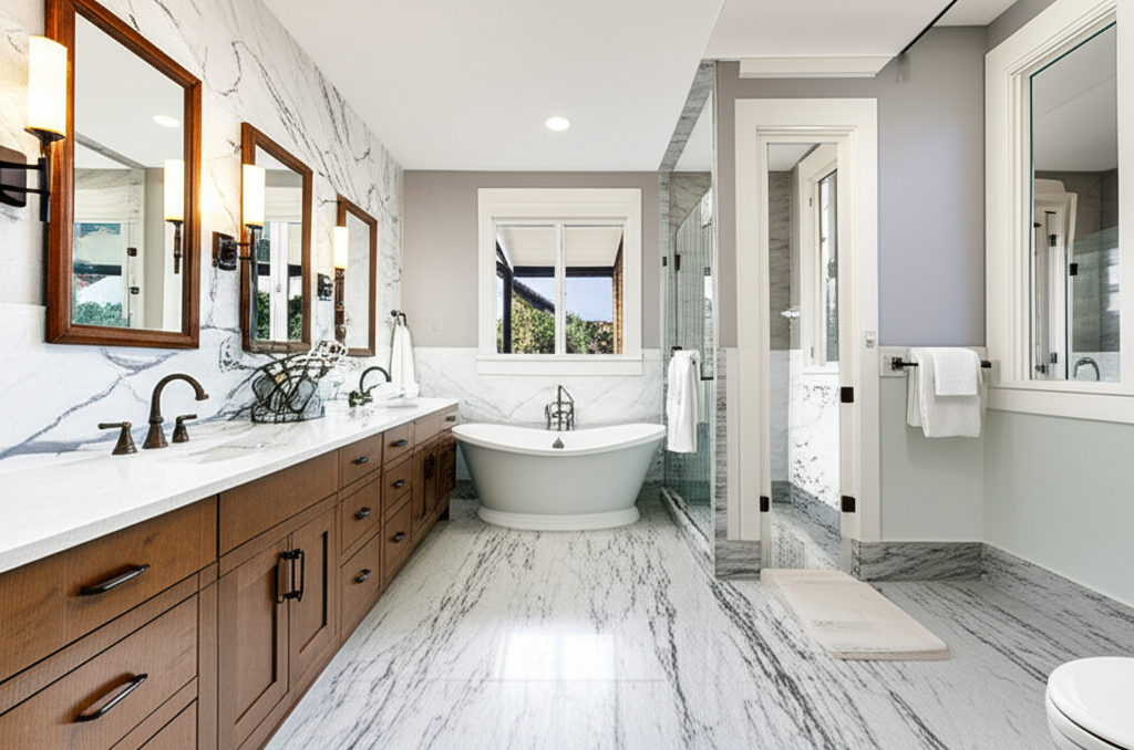 Master bathroom remodel