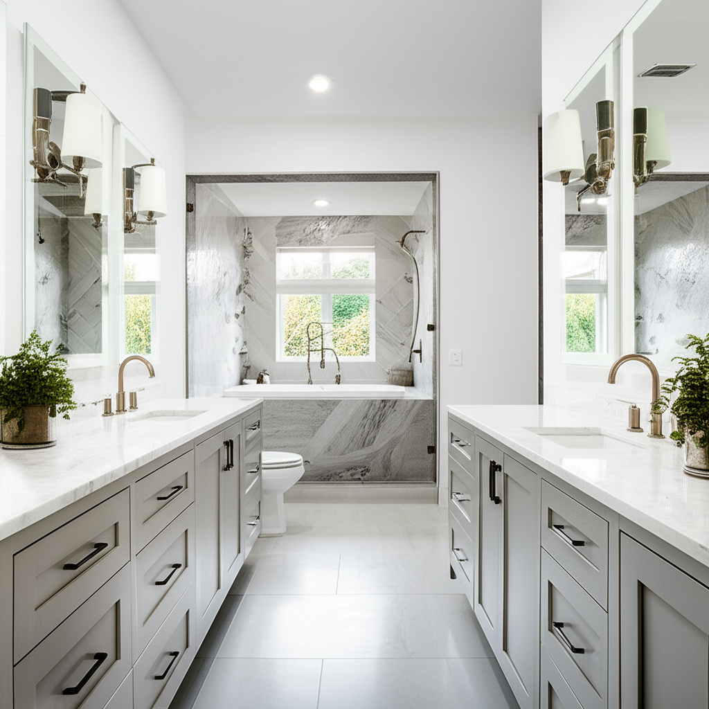Master bathroom remodel