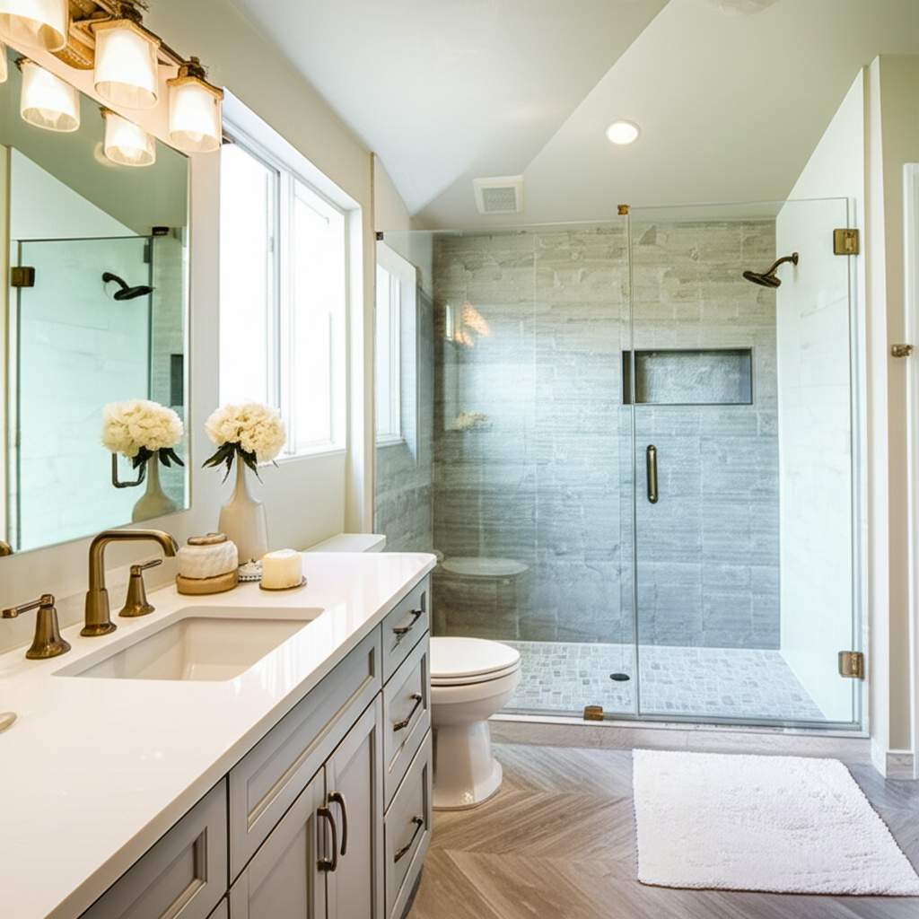 Master bathroom remodel