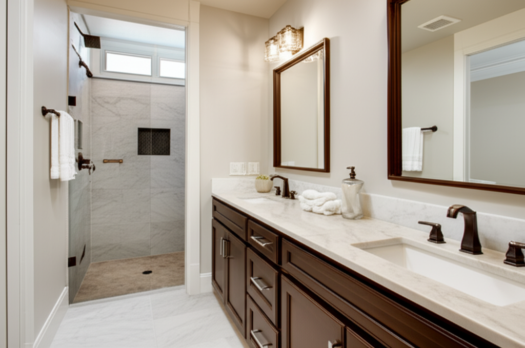 Master bathroom remodel