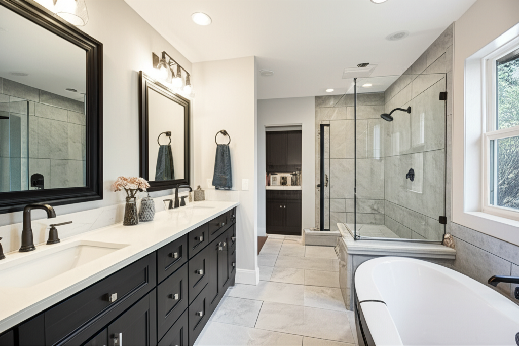 Master bathroom remodel