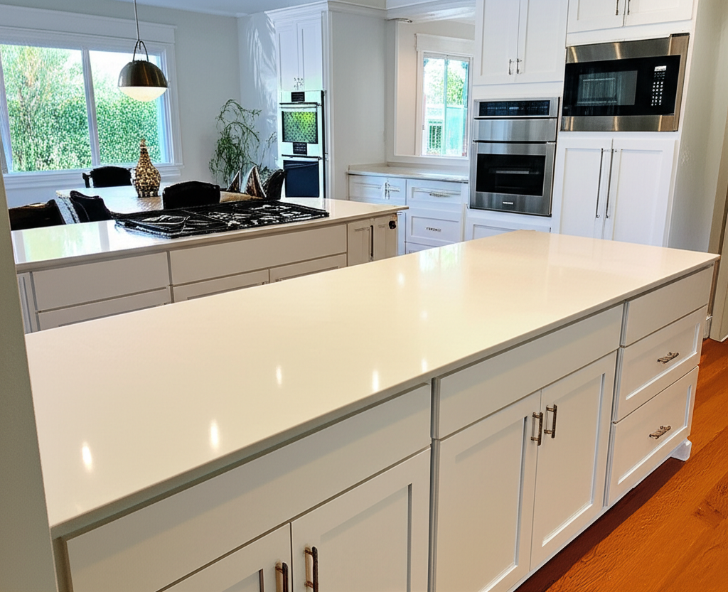 Kitchen countertop installation
